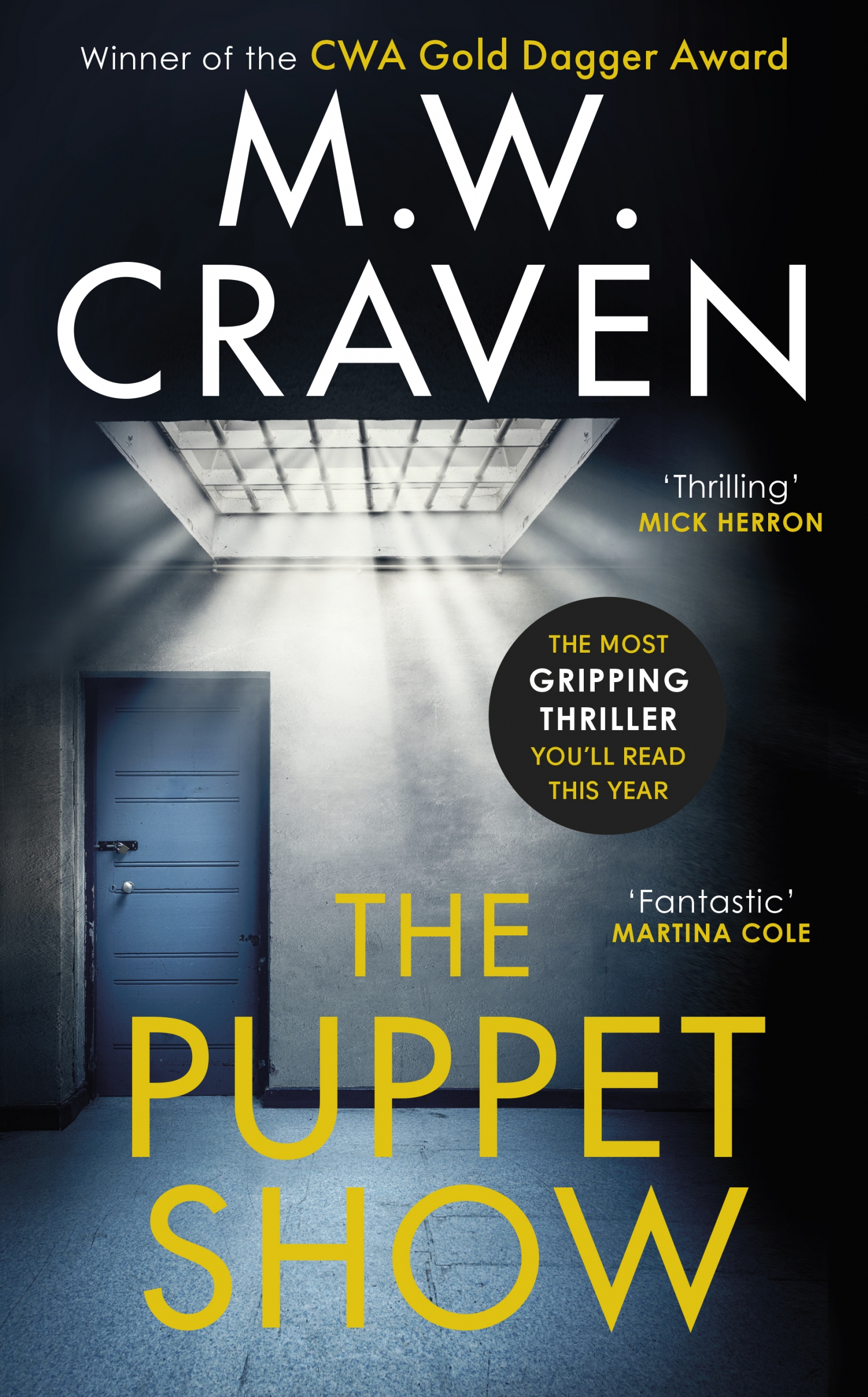 Book cover, The Puppet Show by M W Craven